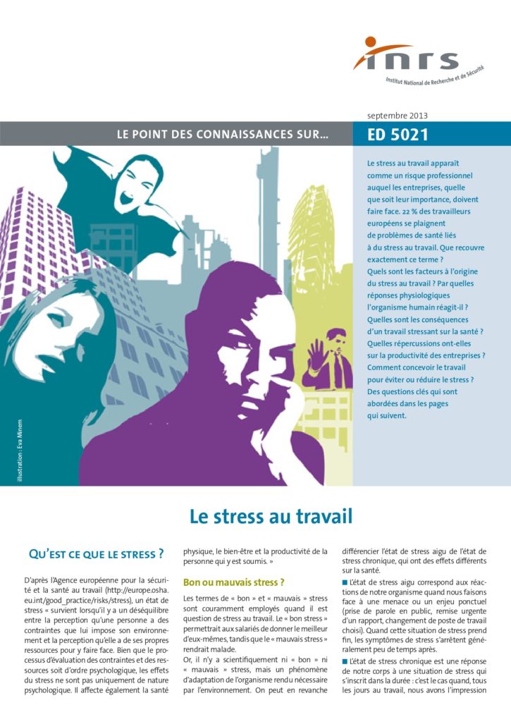 Le stress au travail - INRS